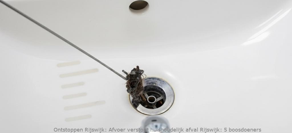 Afvoer verstopt huishoudelijk afval Rijswijk: 5 boosdoeners